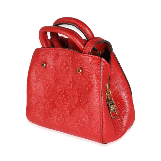 Louis Vuitton Cherry Monogram Empreinte Nano Montaigne