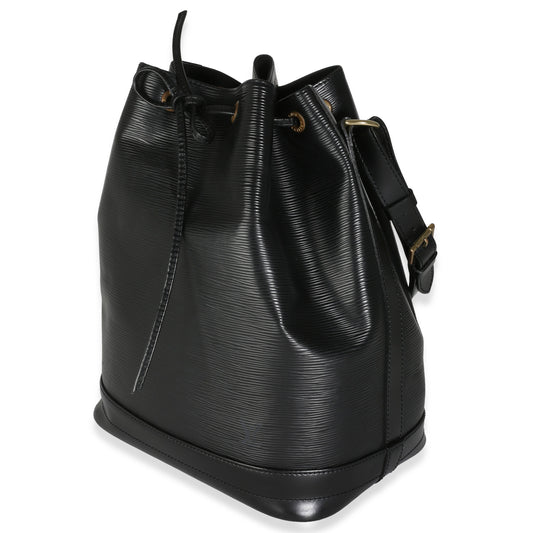 Louis Vuitton Black Epi Noe GM
