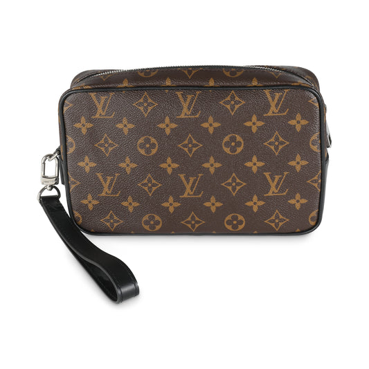 Louis Vuitton Monogram Macassar Canvas Kasai Clutch