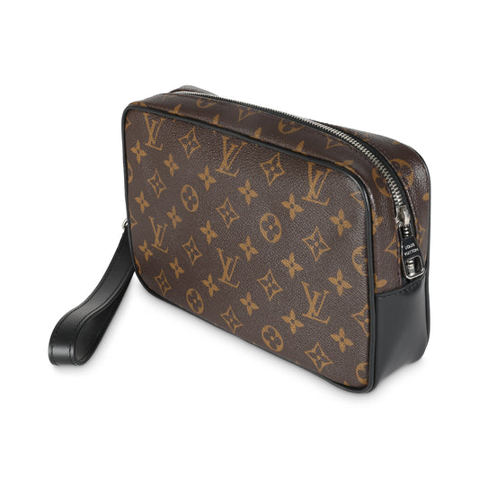 Louis Vuitton Monogram Macassar Canvas Kasai Clutch