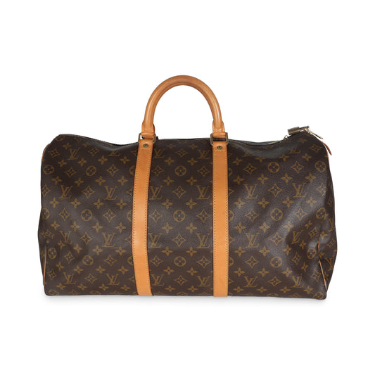 Louis Vuitton Monogram Canvas Keepall 50