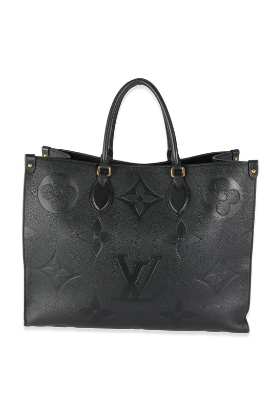 Louis Vuitton Black Monogram Empreinte Onthego GM