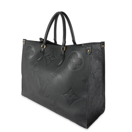 Louis Vuitton Black Monogram Empreinte Onthego GM