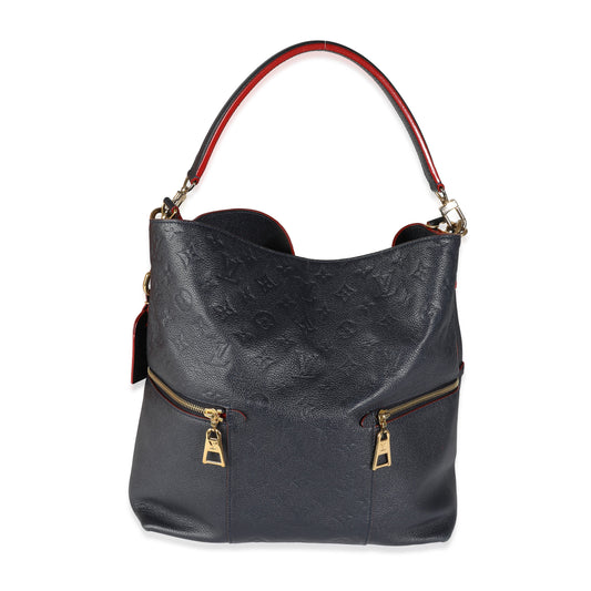 Louis Vuitton Marine Rouge Monogram Empreinte Melie Hobo