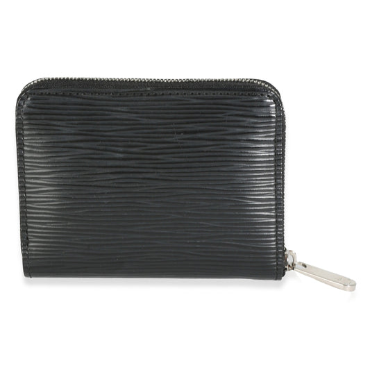 Louis Vuitton Black Epi Zippy Coin Purse