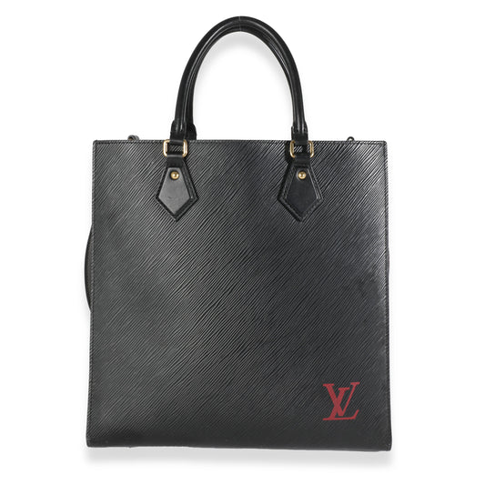 Louis Vuitton Black Epi Sac Plat PM