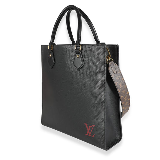 Louis Vuitton Black Epi Sac Plat PM