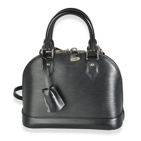 Louis Vuitton Black Epi Alma BB