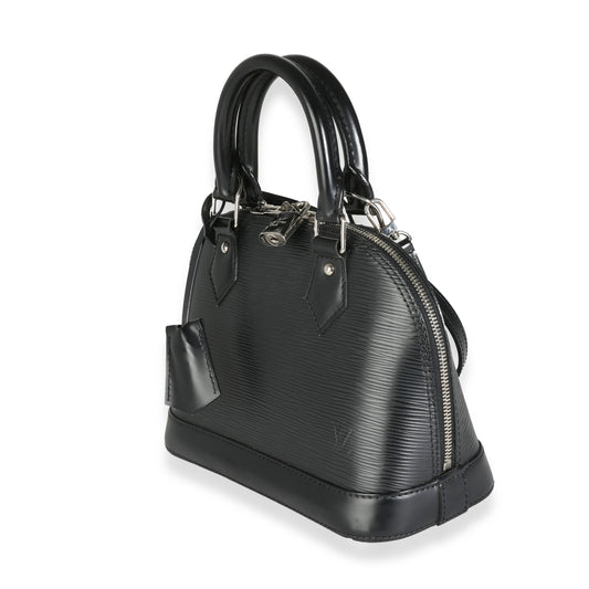 Louis Vuitton Black Epi Alma BB