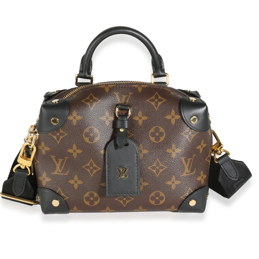 Louis Vuitton Black Monogram Canvas Petite Malle Souple