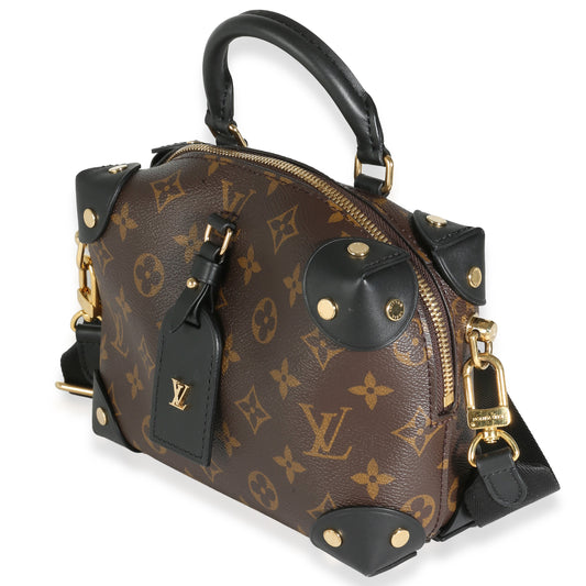 Louis Vuitton Black Monogram Canvas Petite Malle Souple