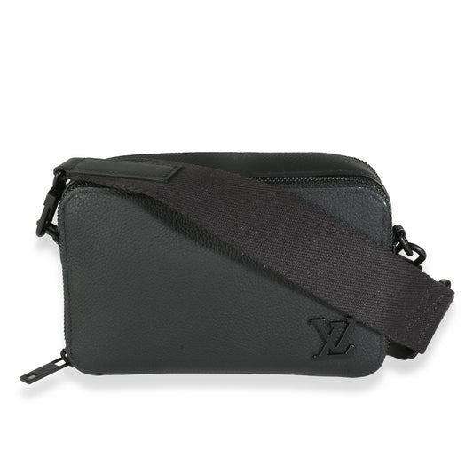 Louis Vuitton Black Taurillon Alpha Wearable Wallet