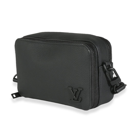 Louis Vuitton Black Taurillon Alpha Wearable Wallet