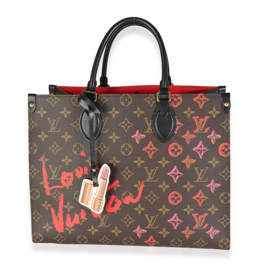 Louis Vuitton Fall In Love Monogram Canvas Onthego MM