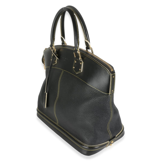 Louis Vuitton Black Leather Suhali Lockit MM