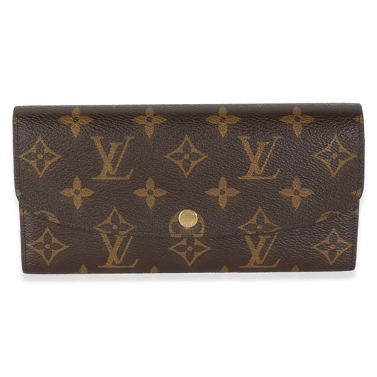 Louis Vuitton Rose Ballerine Monogram Canvas Emilie Wallet