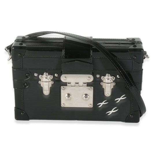 Louis Vuitton Black Epi Petite Malle