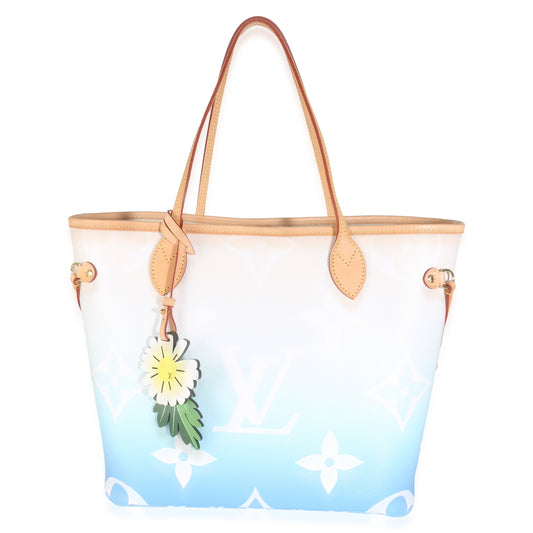Louis Vuitton Blue Giant Monogram Canvas By The Pool Neverfull MM