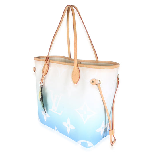 Louis Vuitton Blue Giant Monogram Canvas By The Pool Neverfull MM