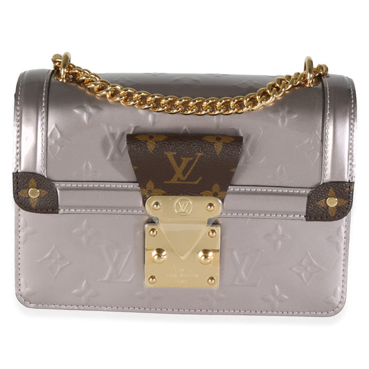 Louis Vuitton Metallic Grey Vernis Monogram Canvas Wynwood