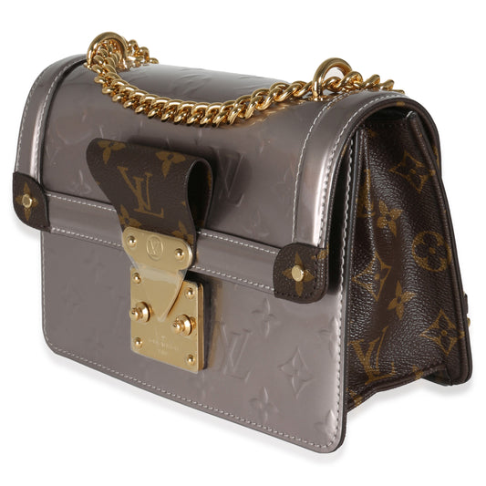 Louis Vuitton Metallic Grey Vernis Monogram Canvas Wynwood