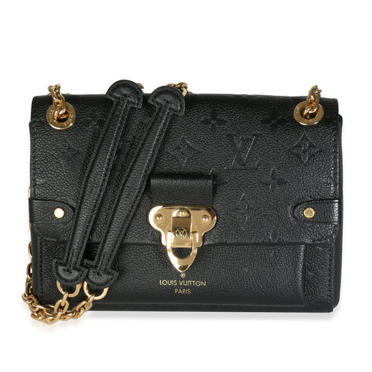 Louis Vuitton Black Monogram Empreinte Vavin BB