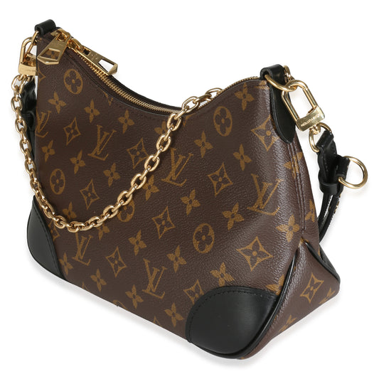 Louis Vuitton Black Monogram Canvas Boulogne NM