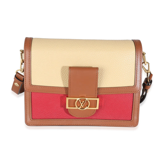 Louis Vuitton Panama Scarlet Taurillon Dauphine MM