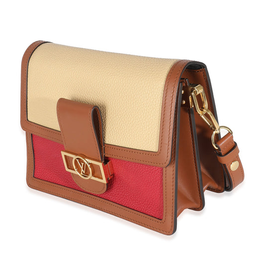 Louis Vuitton Panama Scarlet Taurillon Dauphine MM