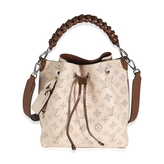 Louis Vuitton Creme Beige Monogram Mahina Muria