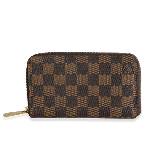 Louis Vuitton Damier Ebene Canvas Zippy Compact Wallet