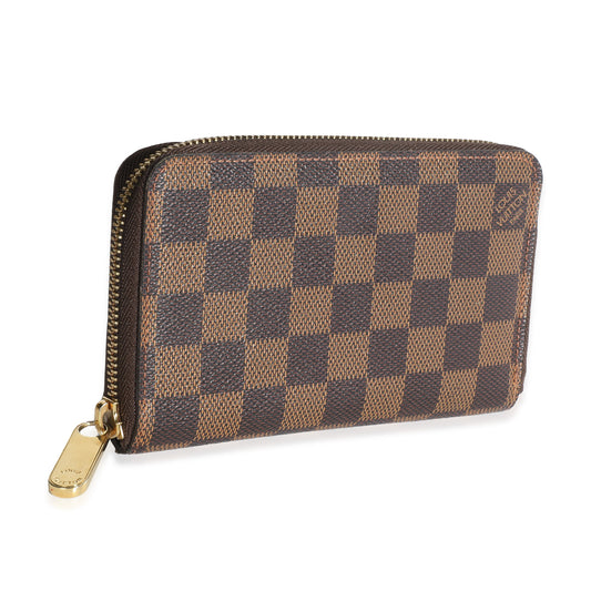 Louis Vuitton Damier Ebene Canvas Zippy Compact Wallet