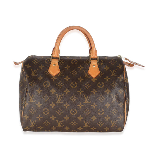 Louis Vuitton Monogram Canvas Speedy 30