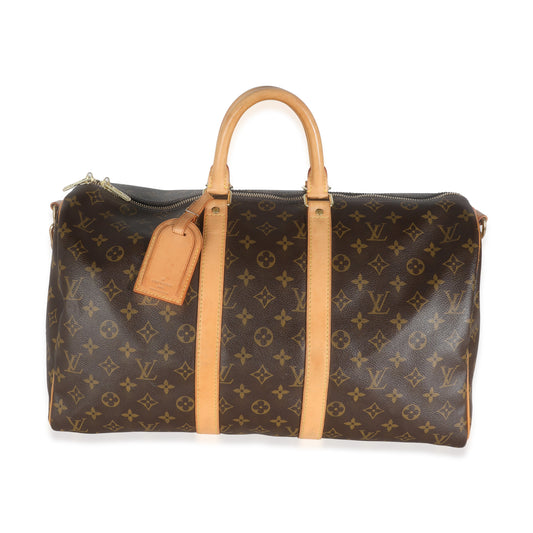 Louis Vuitton Monogram Canvas Keepall Bandouliere 45