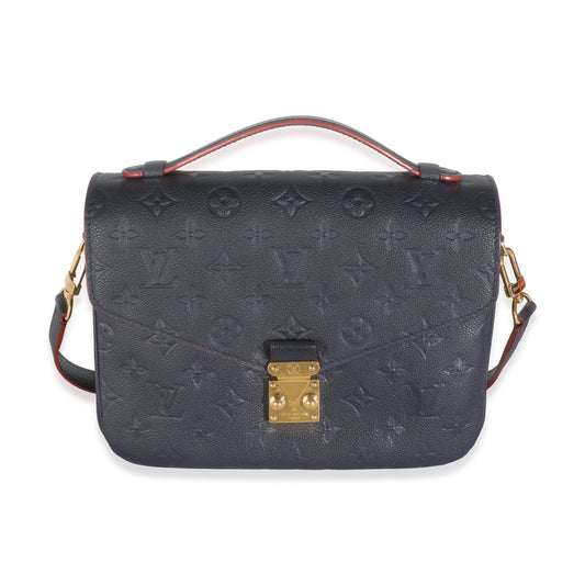 Louis Vuitton Marine Rouge Empreinte Pochette Metis