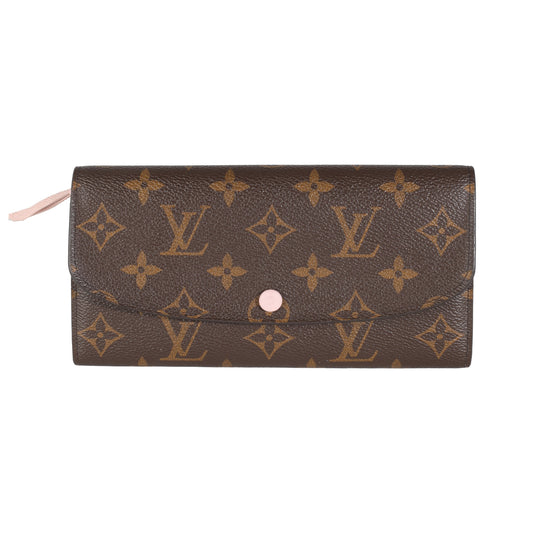 Louis Vuitton Rose Ballerine Monogram Canvas Emilie Wallet