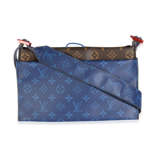 Louis Vuitton Pacific Blue Monogram Canvas Small Outdoor Pouch