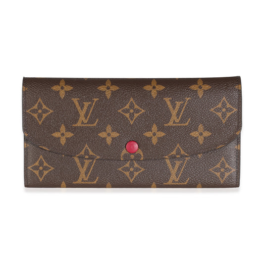 Louis Vuitton Fuchsia Monogram Canvas Emilie Wallet