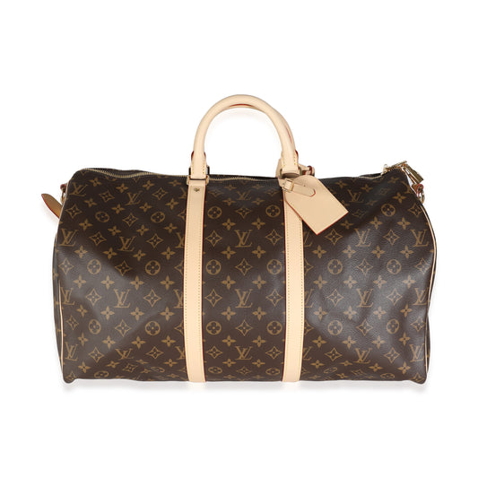 Louis Vuitton Monogram Canvas Keepall Bandouliere 50
