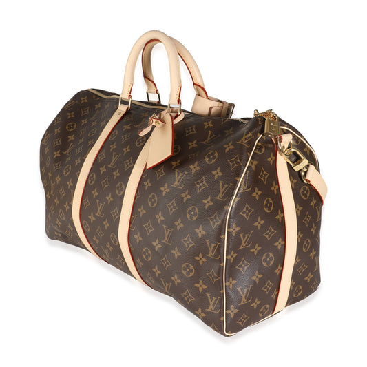 Louis Vuitton Monogram Canvas Keepall Bandouliere 50