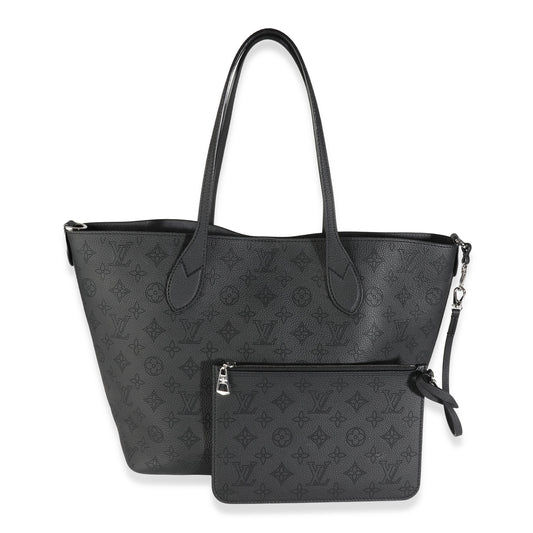 Louis Vuitton Black Monogram Mahina Blossom MM
