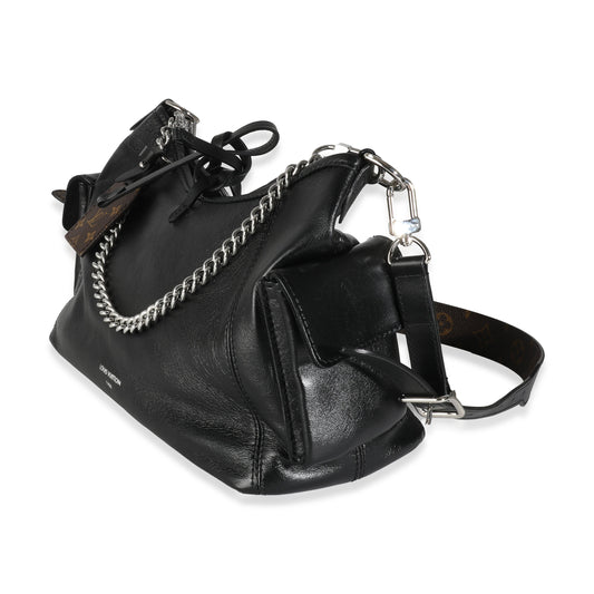 Louis Vuitton Black Lambskin CarryAll Cargo Vibe PM