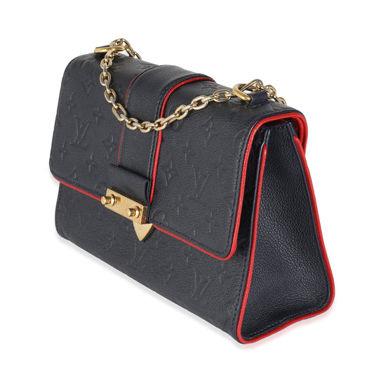 Louis Vuitton Marine Rouge Monogram Empreinte Saint Sulpice PM