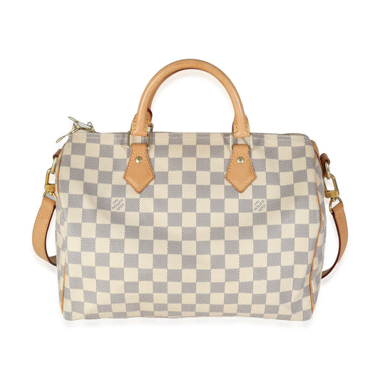 Louis Vuitton Damier Azur Canvas Speedy Bandouliere 30