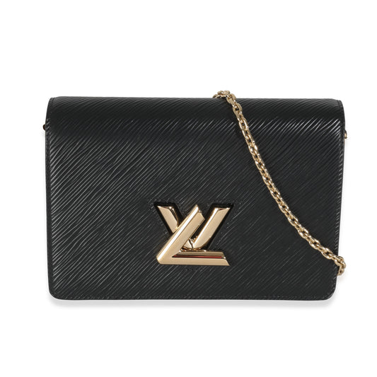 Louis Vuitton Black Epi Twist Belt Wallet On Chain
