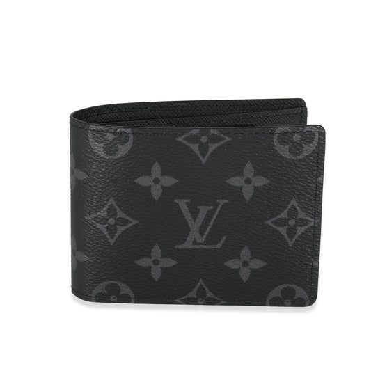 Louis Vuitton Monogram Eclipse Canvas Slender Wallet