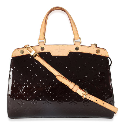 Louis Vuitton Amarante Monogram Vernis Brea MM