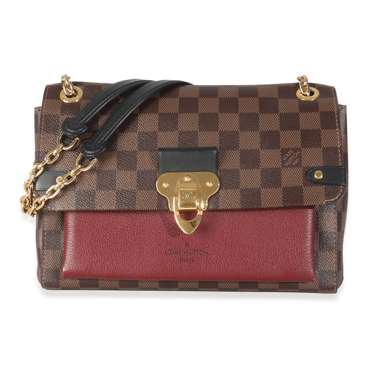 Louis Vuitton Bordeaux Damier Ebene Canvas Vavin PM