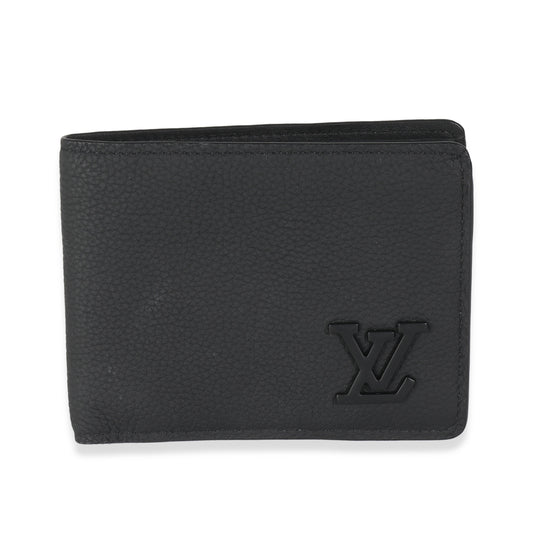 Louis Vuitton Black Aerogram Calfskin Multiple Wallet