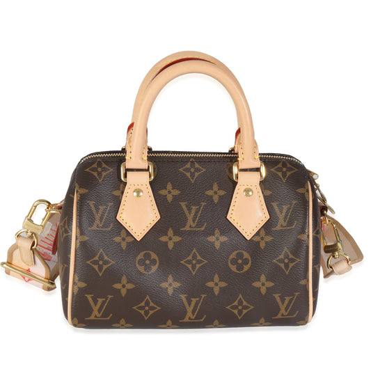 Louis Vuitton Beige Monogram Canvas Speedy Bandouliere 20